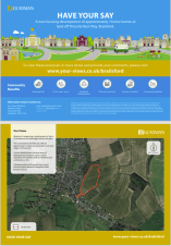 Planning application for 70 new houses in Brailsford