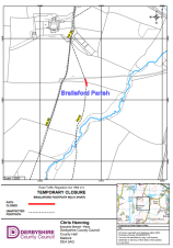 TEMPORARY FOOTPATH CLOSURE  PUBLIC FOOTPATH NO.31 (PART)  BRAILSFORD